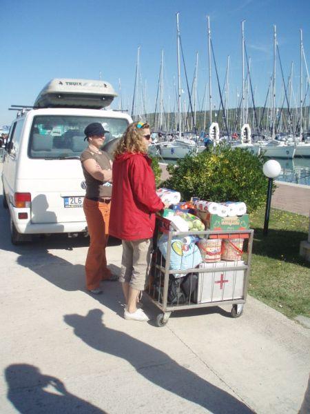 Chorvatsko, Šukošan, září 2007 > jachta 09-2007 006